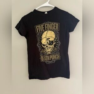 Five Finger Death Punch 2014 Tour Concert T Shirt Women’s SZ S Short Sleeve